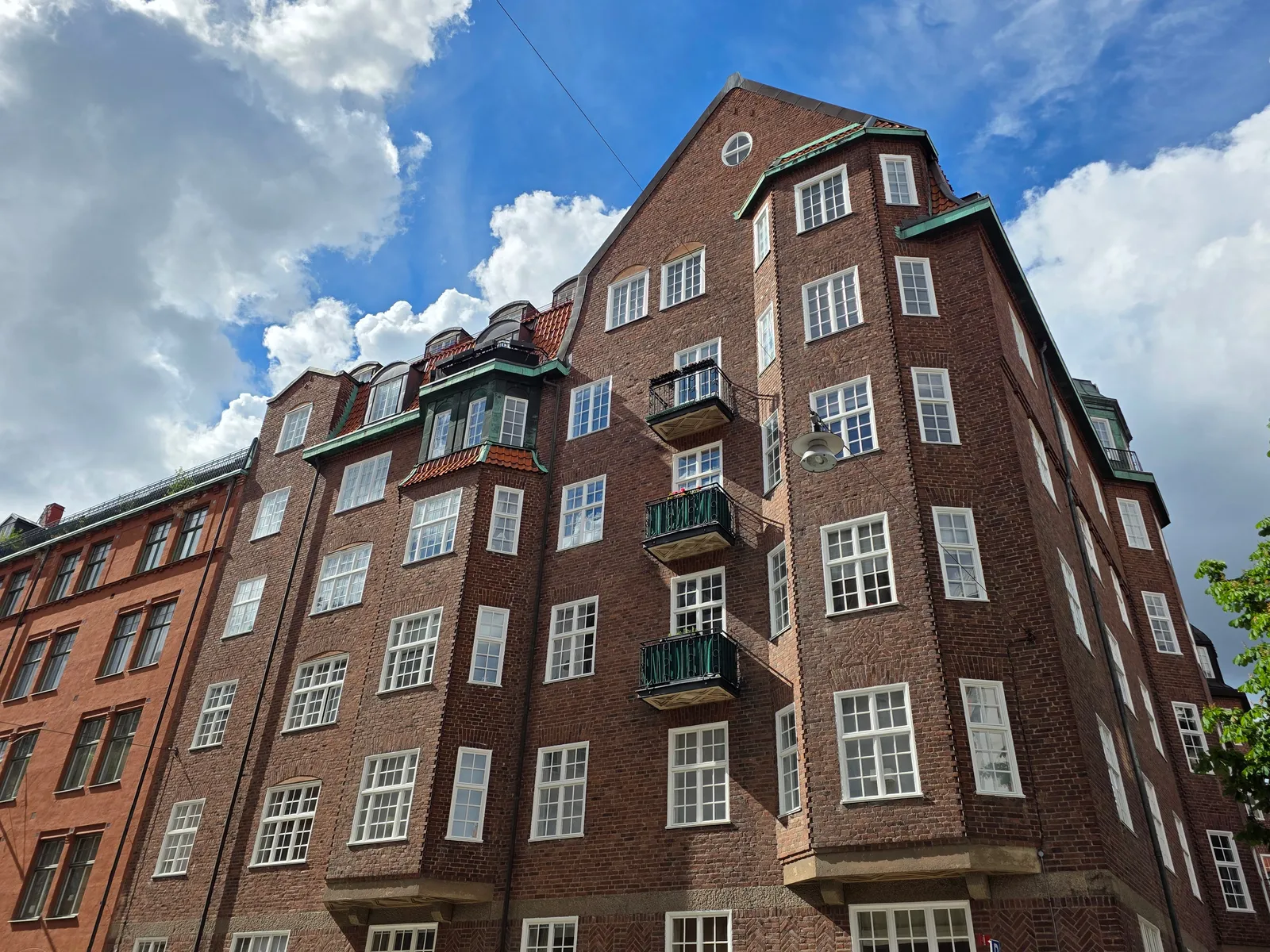 Hus i Årsta där radonhalten mäts